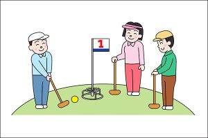 グラウンドゴルフイラスト