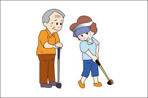パークゴルフイラスト