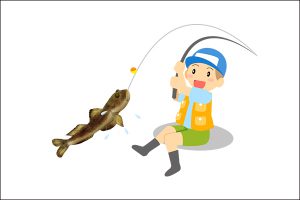 ハゼ釣り大会イラスト