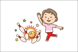 ボウリングイラスト